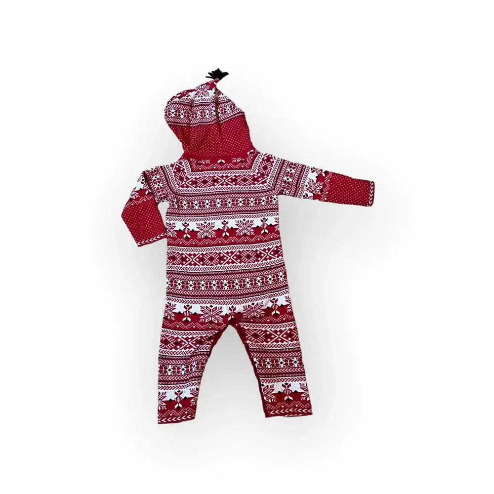 Hanna Andersson Hooded Sweater Romper